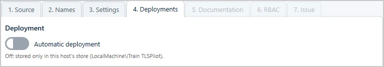 Step Deployments